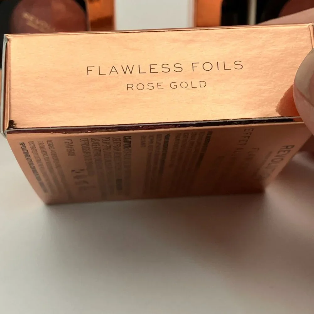 Makeup Revolution Flawless Foils Eyeshadow Palette Rose Gold Pack Of 3 Pcs